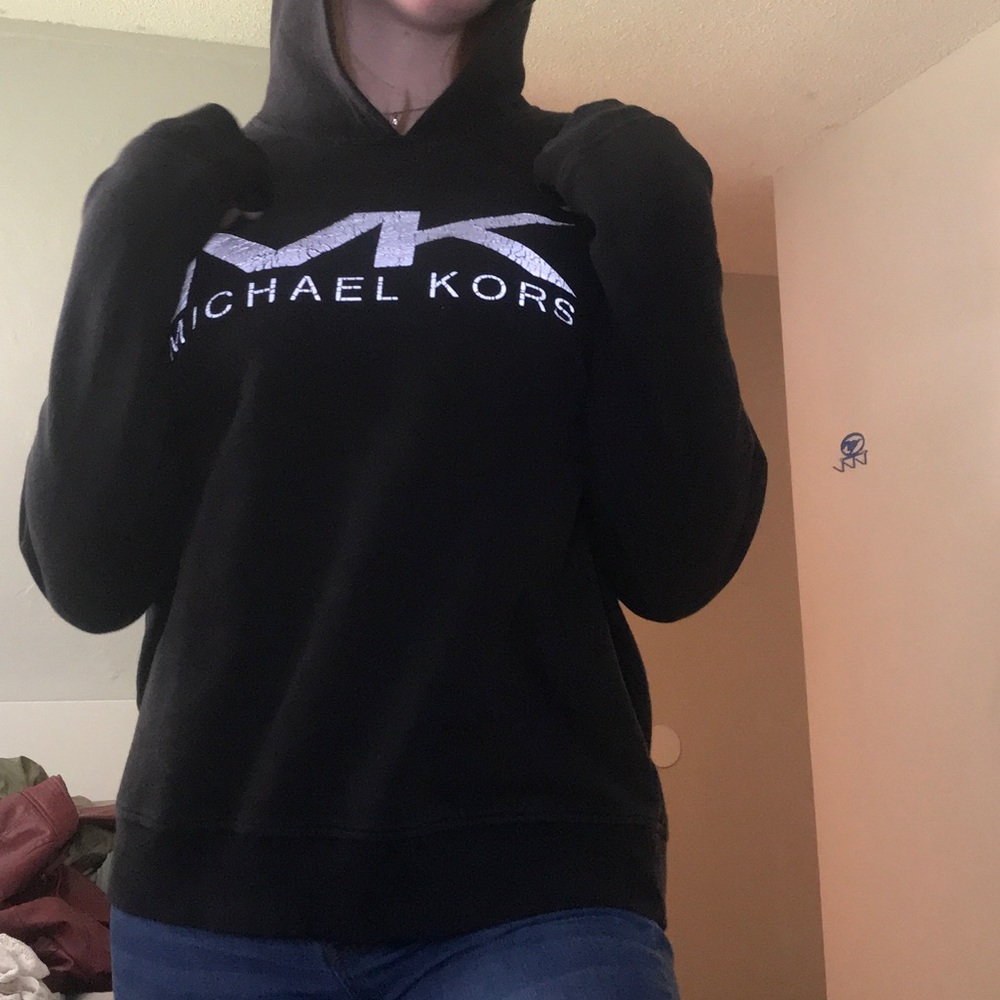 black michael kors hoodie